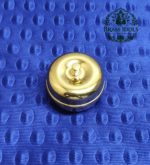 Brass Apple Kumkum Box 1.4 Inch