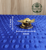 Brass Lotus Agarbatti Stand 1.3 Inch - Image 2