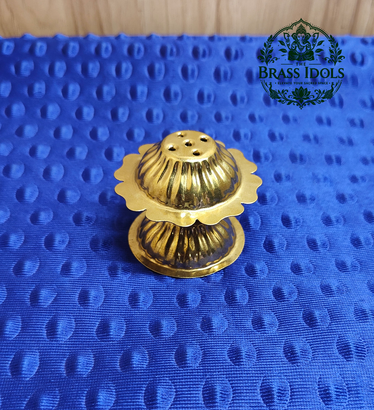 IMG20260919115546 Brass Agarbatti Stand 1.8 Inch - Image 1