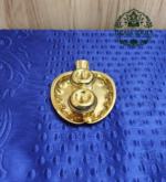 Brass Apple Shaped Haldi Kumkum Box 1.1 Inch - Image 4