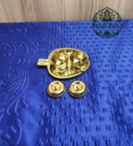 Brass Apple Shaped Haldi Kumkum Box 1.1 Inch