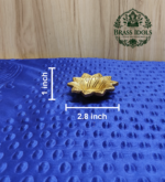 Brass Star-Shaped Flower Diya 2.8 Inch - Image 2