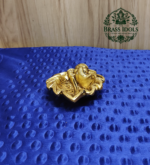 Brass Leaf Ganesha 4 Inch - Image 3