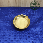 Brass Shree Yantra Lotus Stand 4 Inch