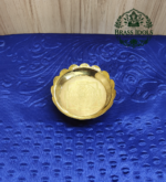 Brass Shree Yantra Lotus Stand 4 Inch