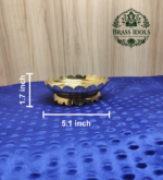 Brass Shree Yantra Lotus Stand 5.1 Inch - Image 2