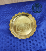Brass Shree Yantra Lotus Stand 5.1 Inch