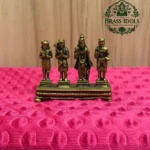 Premium Brass Nalvar Statue 2 Inch