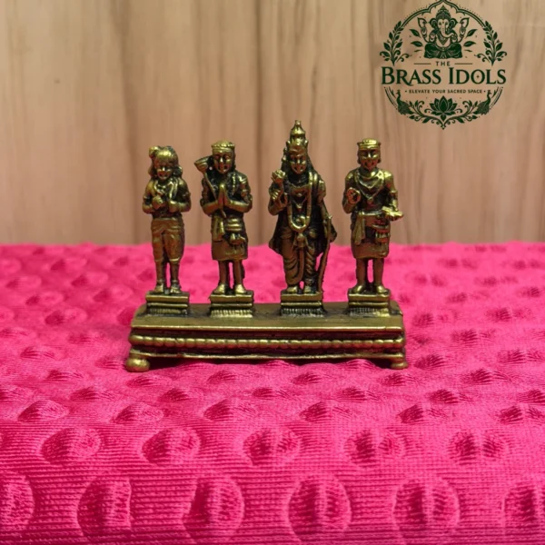 Premium Brass Nalvar Statue 2 Inch