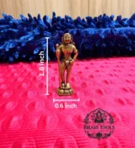Premium Brass Palani Andi Murugan Statue 1.8 Inch - Image 2