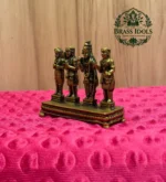 Premium Brass Nalvar Statue 2 Inch - Image 4